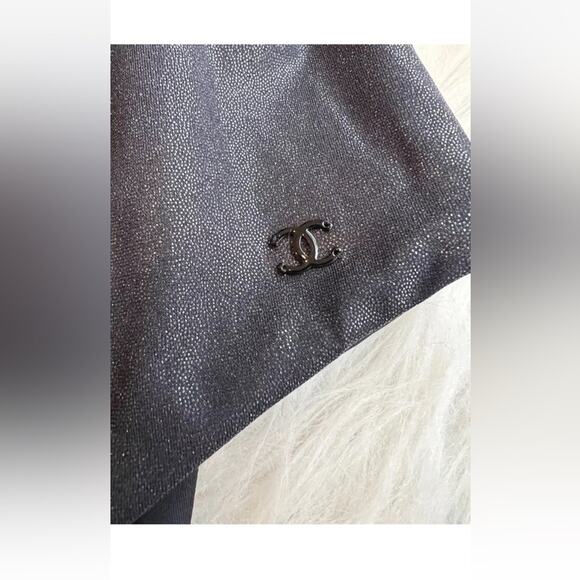 CHANEL 16A Black CC Logo ONE SHOULDER  Swimsuit FR36 US4 NEW w/tags - Picture 4 of 11